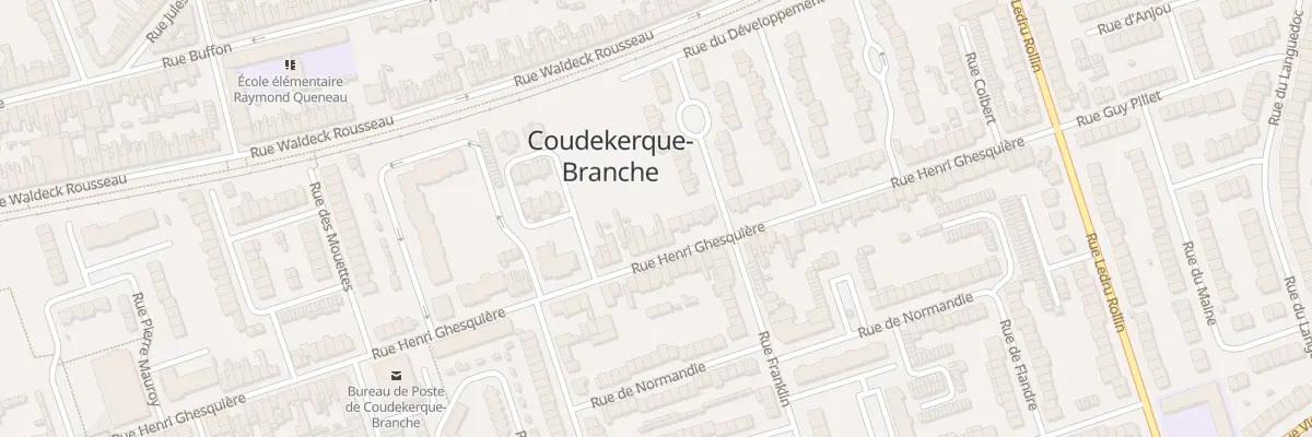 Plan du 161 Rue Henri Ghesquière à Coudekerque-Branche