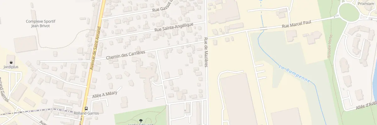 Plan du 116 Rue de Mazières à Bourges