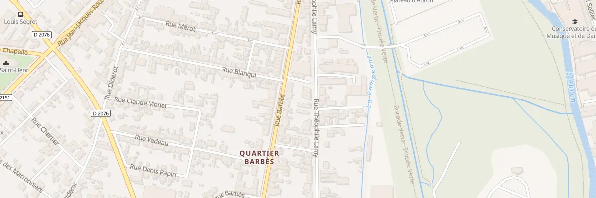 Plan du 81 Rue Barbès à Bourges