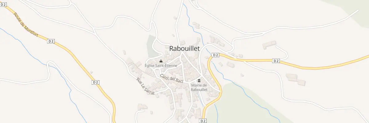 Plan du 34 Le Village à Rabouillet