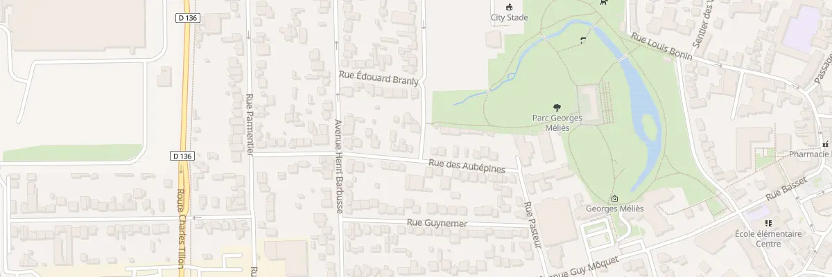 Plan du 22 Rue des Aubépines à Orly