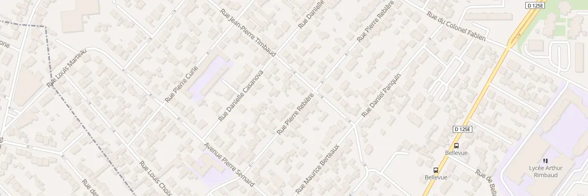 Plan du 26 Rue Pierre Rebière à Garges-lès-Gonesse