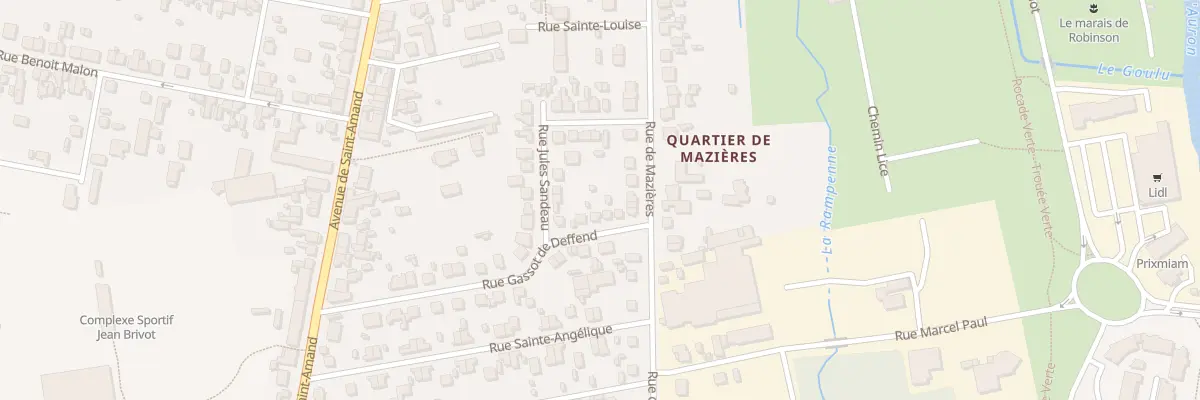 Plan du 4 Rue Gassot de Deffend à Bourges