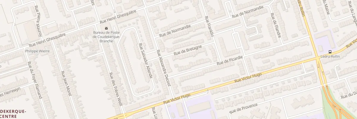 Plan du 4 Rue de Bretagne à Coudekerque-Branche