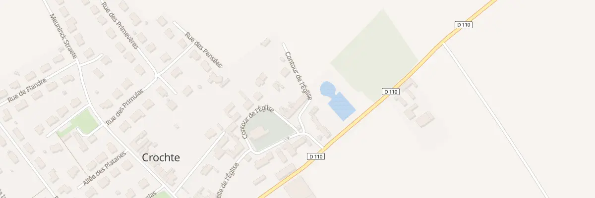 Plan du 7 Rue Contour de l’Eglise à Crochte