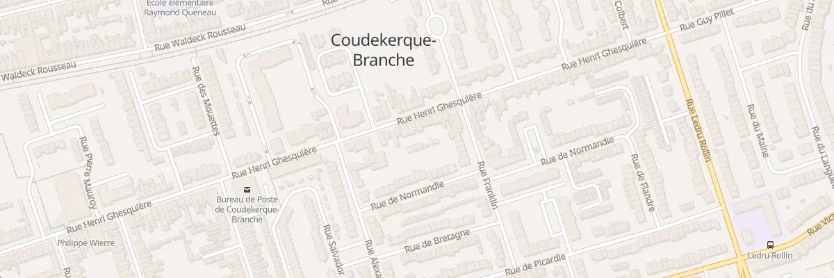 Plan du 154 Rue Henri Ghesquière à Coudekerque-Branche