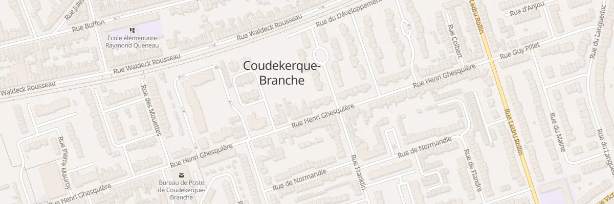 Plan du 163 Rue Henri Ghesquière à Coudekerque-Branche