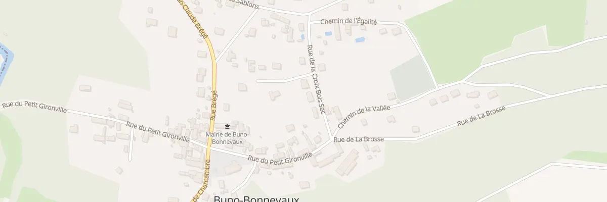 Plan du 5 Rue de la Croix Bois Sec à Buno-Bonnevaux