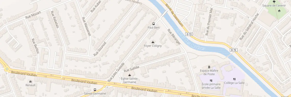 Plan du 228 Rue Jules Guesde à Coudekerque-Branche