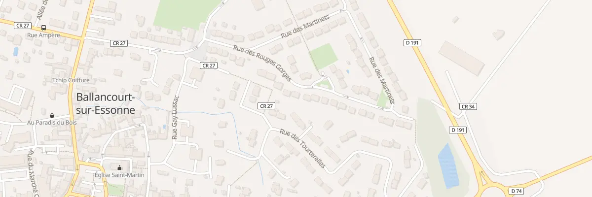 Plan du 22 Rue des Rouges Gorges à Ballancourt-sur-Essonne