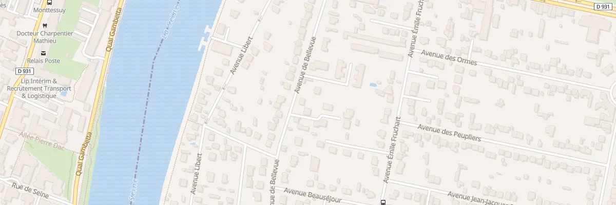 Plan du 42 Av de Bellevue à Draveil