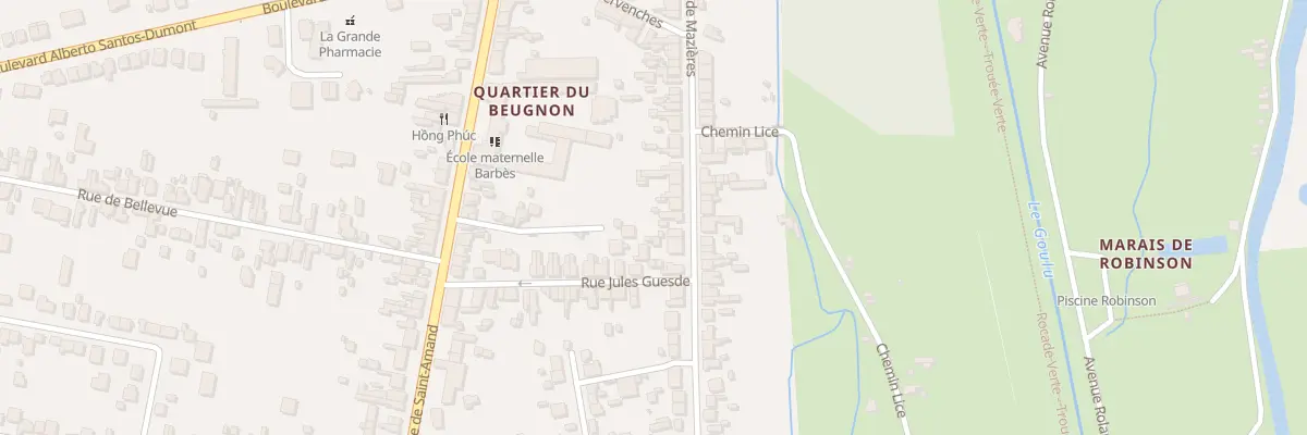 Plan du 46 Rue de Mazières à Bourges