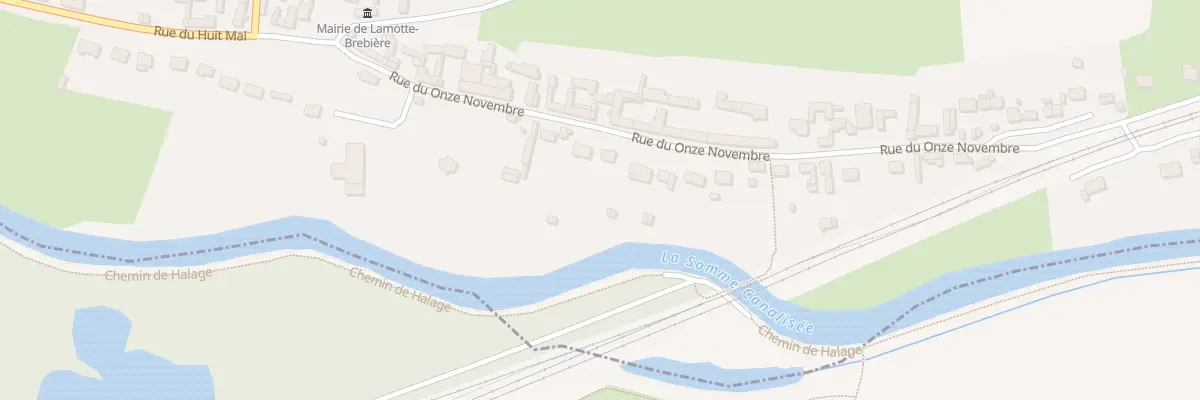 Plan du 16 Rue du Onze Novembre à Lamotte-Brebière