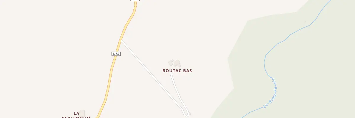 Plan du 5186 Boutac Le Bas à Paulinet