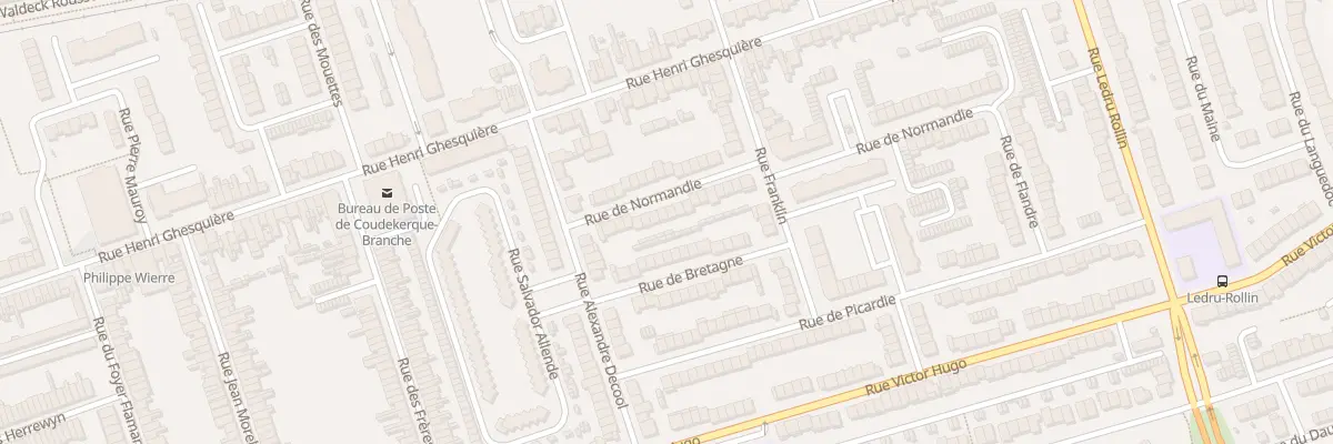 Plan du 14 Rue de Normandie à Coudekerque-Branche