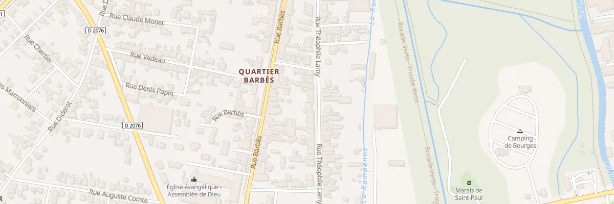Plan du 60 Rue Théophile Lamy à Bourges