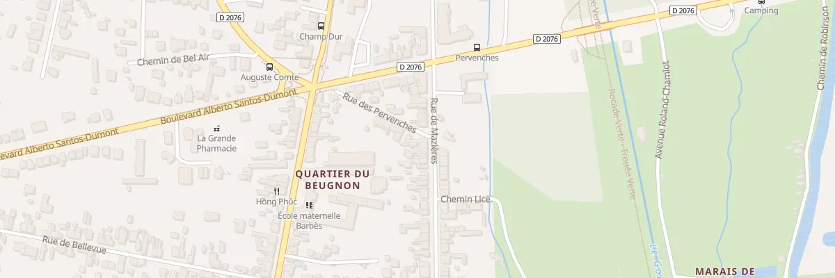 Plan du 14 Rue de Mazières à Bourges