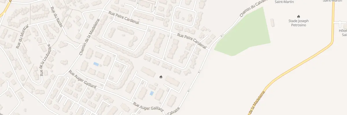 Plan du 6 Rue Peire Cardenal à Carcassonne