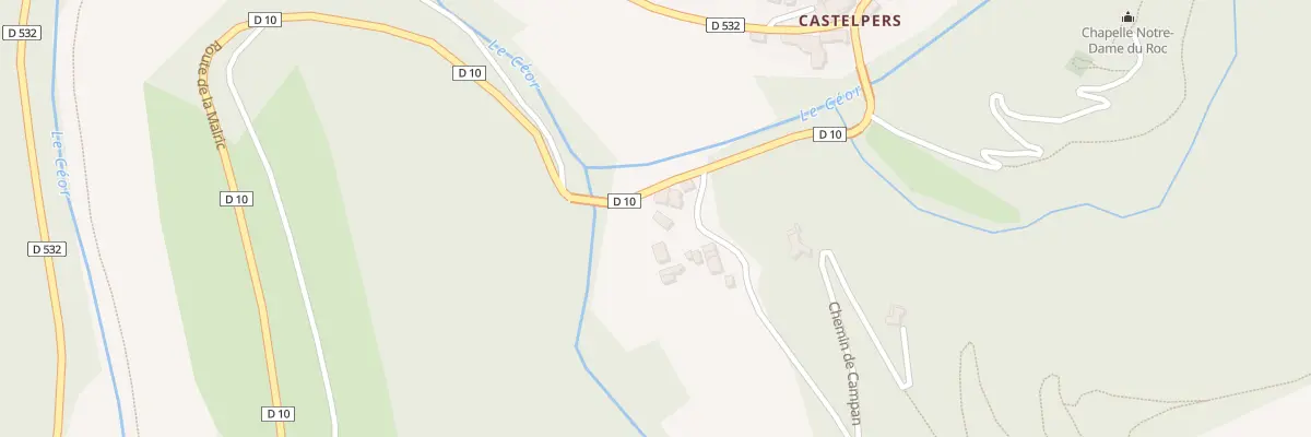 Plan du 5254 Castelpers à Saint-Just-sur-Viaur