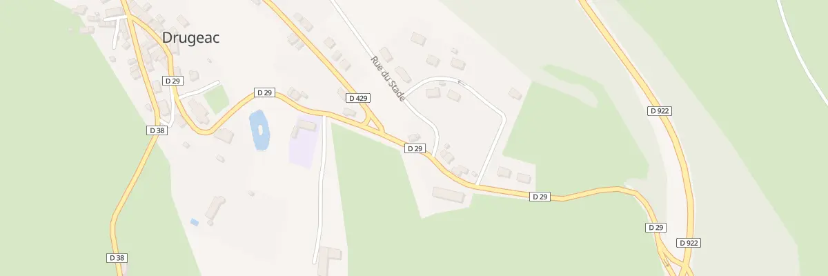Plan du 5178 Le Bourg à Drugeac