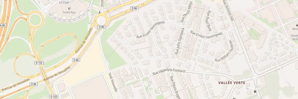 Plan du 6 Rue Mark Twain à Thiais