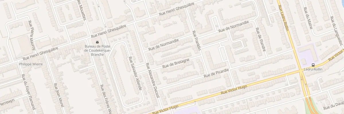 Plan du 13 Rue de Bretagne à Coudekerque-Branche
