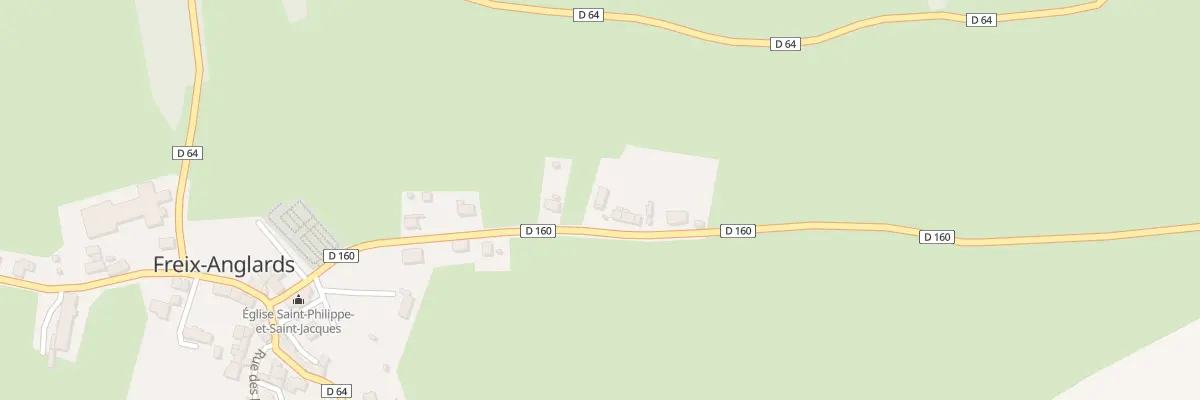 Plan du 6007 Frijoulet à Freix-Anglards