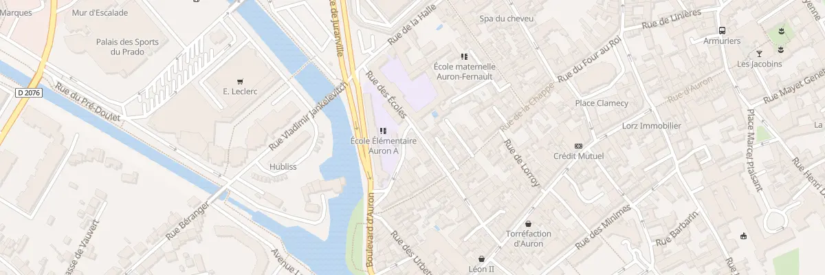 Plan du 23 Rue des Écoles à Bourges