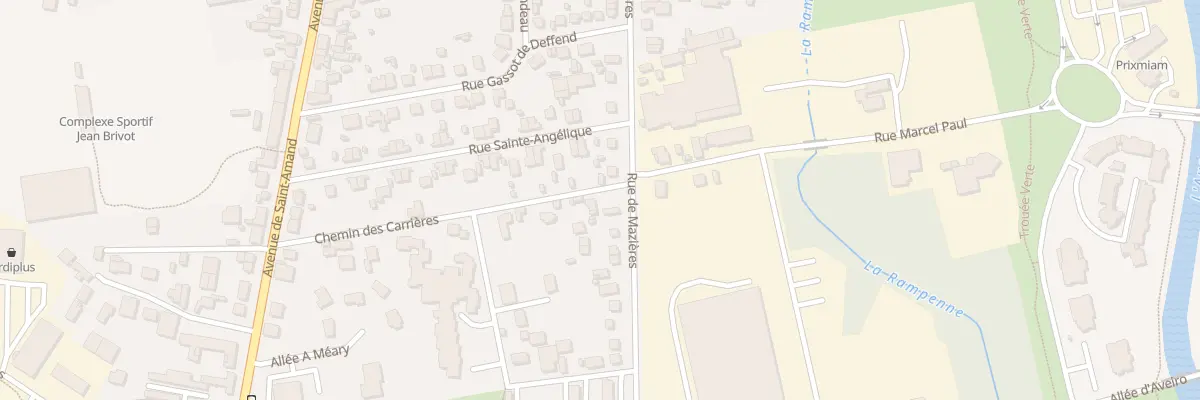 Plan du 108 Rue de Mazières à Bourges