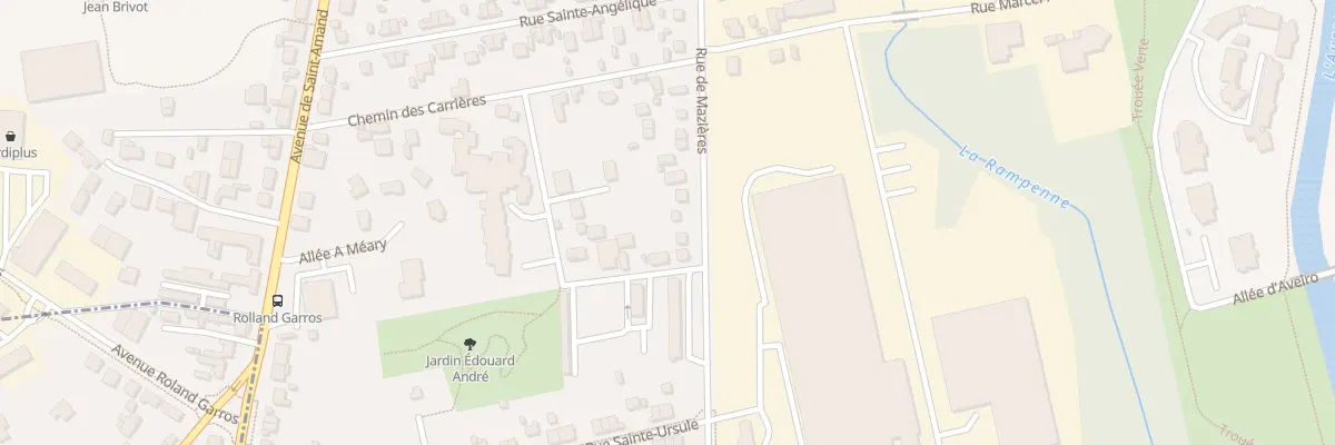 Plan du 124B Rue de Mazières à Bourges