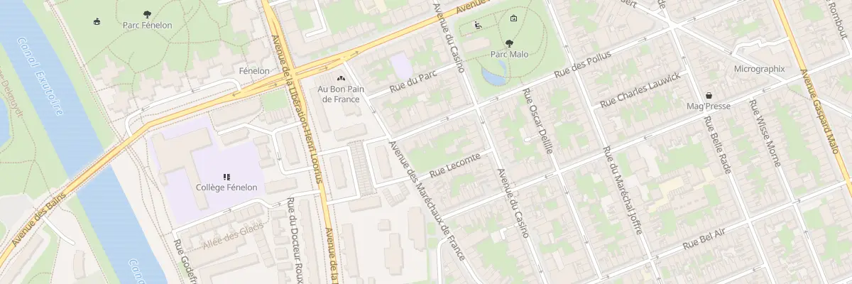 Plan du 4 Rue des Poilus à Dunkerque