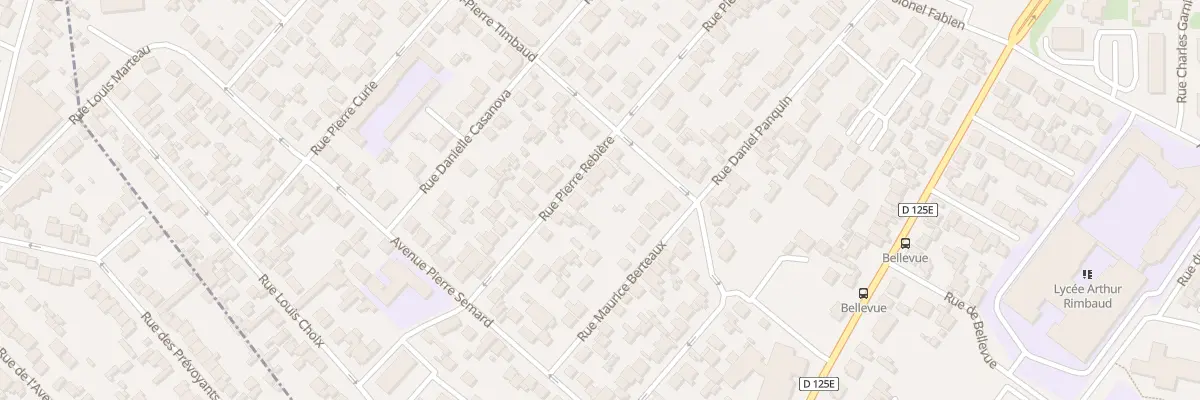 Plan du 33 Rue Pierre Rebière à Garges-lès-Gonesse