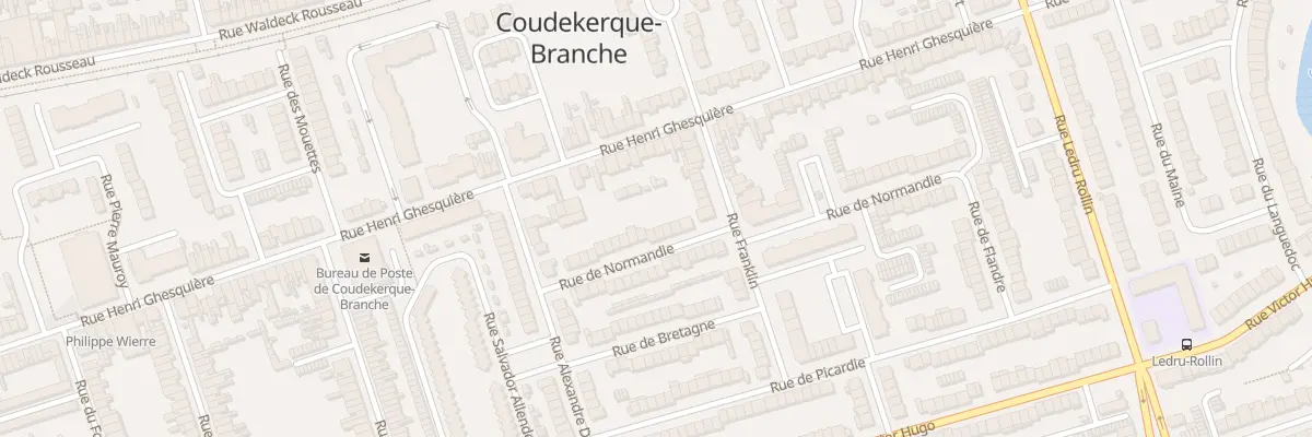 Plan du 23 Rue de Normandie à Coudekerque-Branche