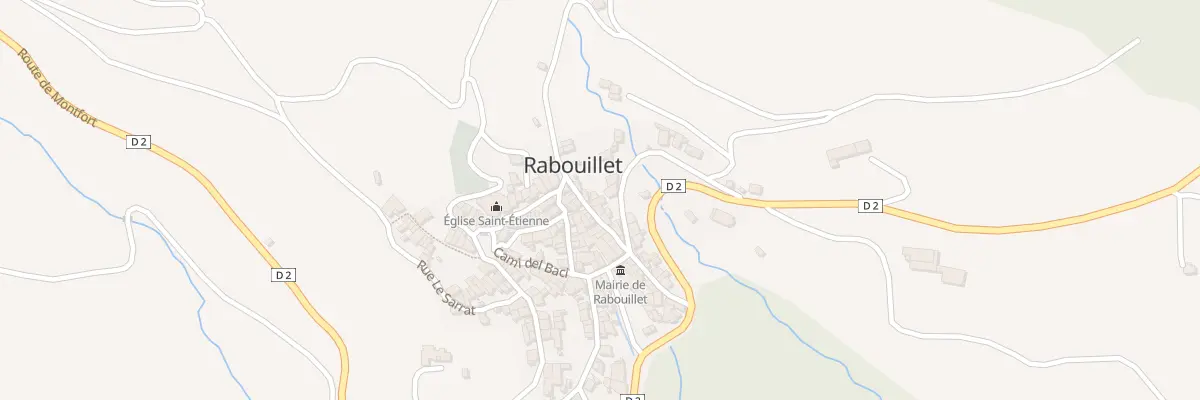 Plan du 6 Rue Las Sitges à Rabouillet