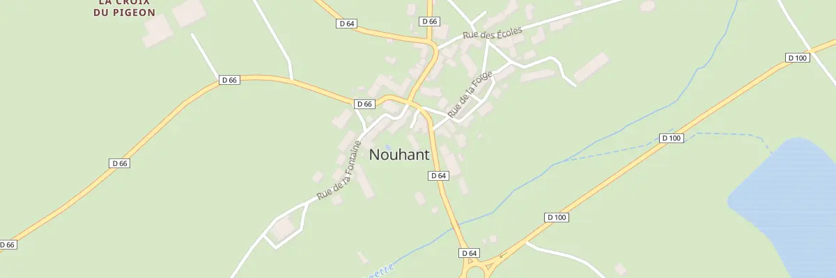 Plan du 3 Rue Saint Martin à Nouhant