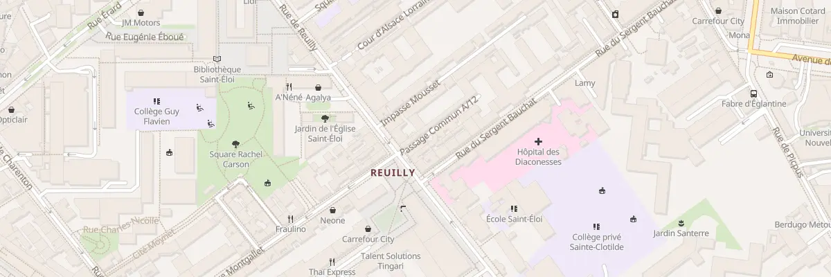 Plan du 1B Vc A/12 à Paris 12e Arrondissement