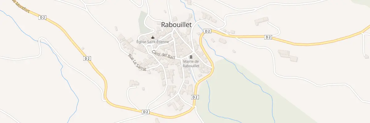Plan du 11 Cami de Montfort à Rabouillet