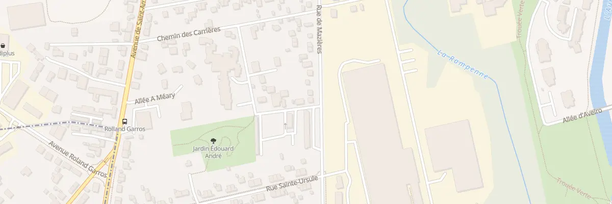 Plan du 128 Rue de Mazières à Bourges