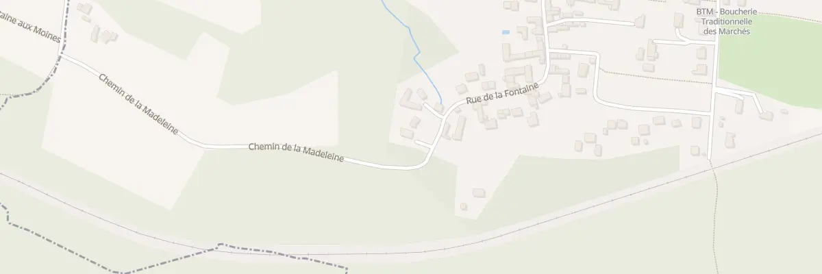 Plan du 67 Rue de la Fontaine à Seugy