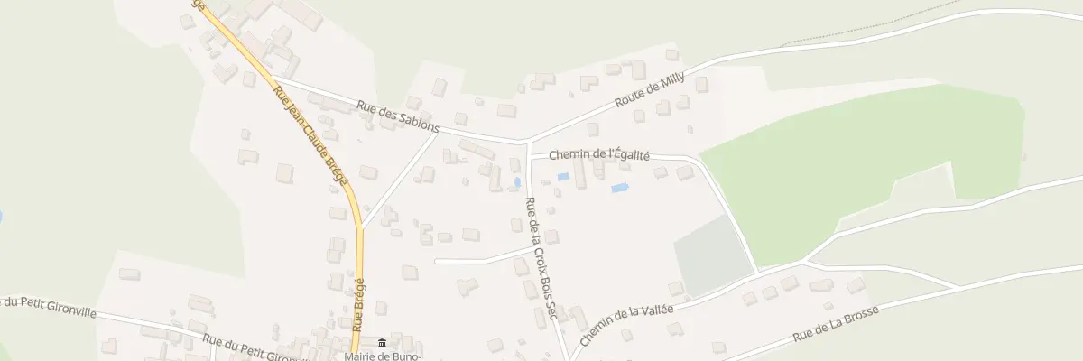 Plan du 16 Rue de la Croix Bois Sec à Buno-Bonnevaux