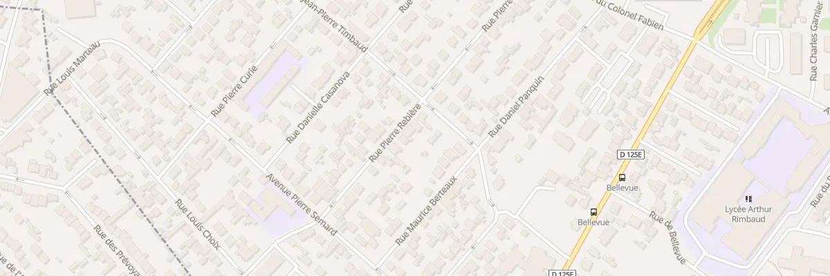 Plan du 31 Rue Pierre Rebière à Garges-lès-Gonesse
