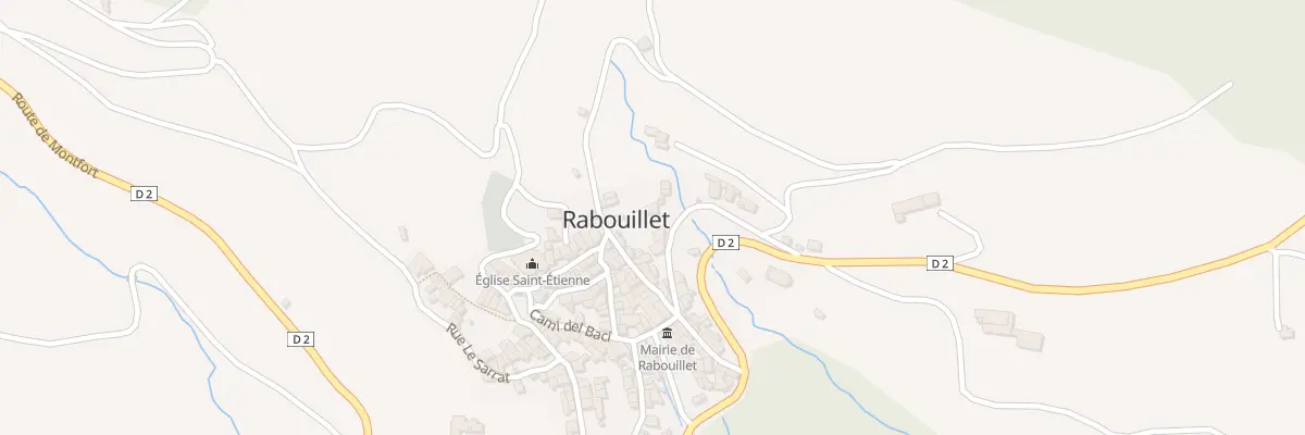 Plan du 18 Le Village à Rabouillet