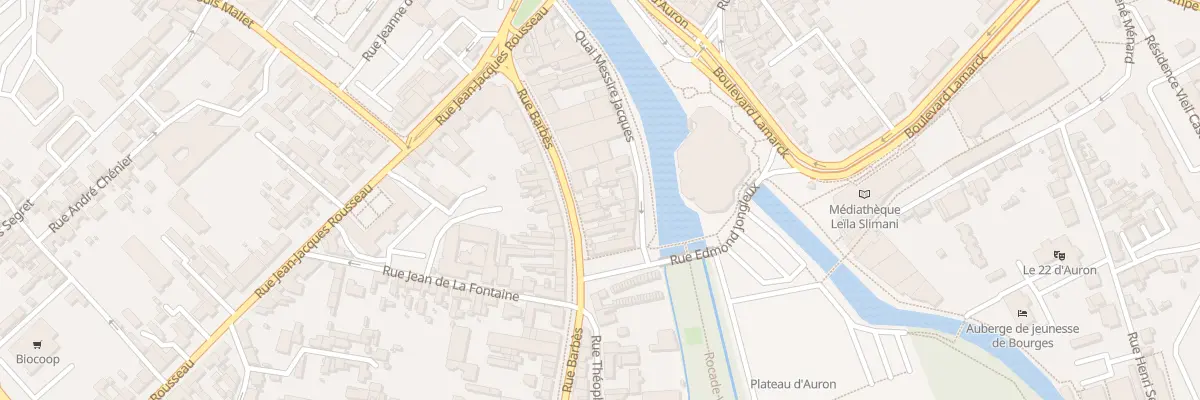 Plan du 21B Rue Barbès à Bourges