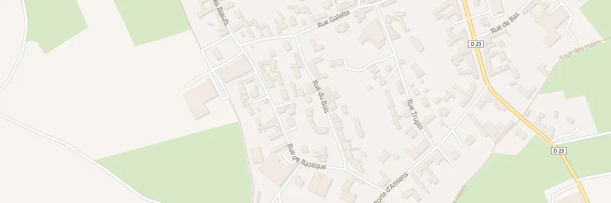 Plan du 8A Rue du Bois à Beauquesne