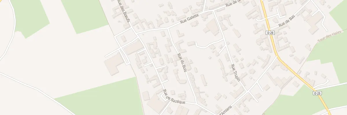 Plan du 8 Rue du Bois à Beauquesne