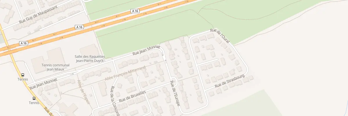 Plan du 8 Rue de l’Europe à Coudekerque-Branche