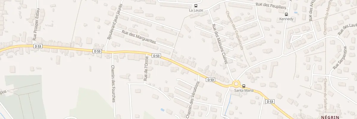 Plan du 7 Rte de Negrin à Mazamet