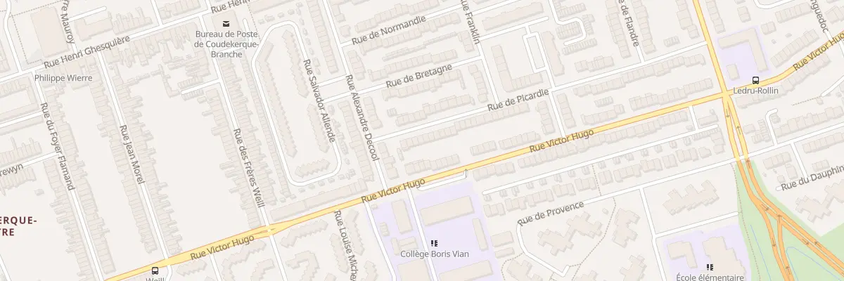 Plan du 8 Rue de Picardie à Coudekerque-Branche