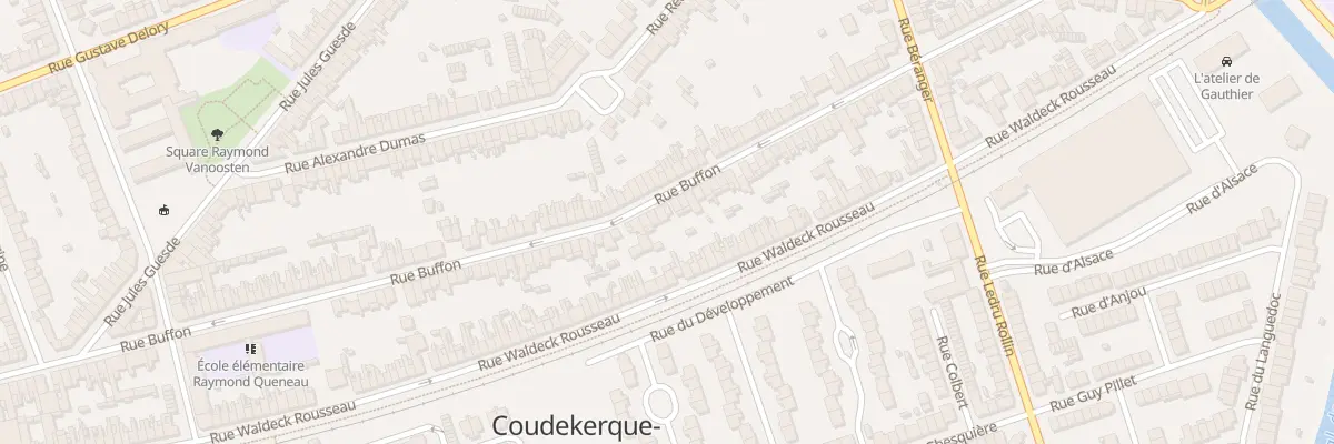 Plan du 92 Rue Buffon à Coudekerque-Branche