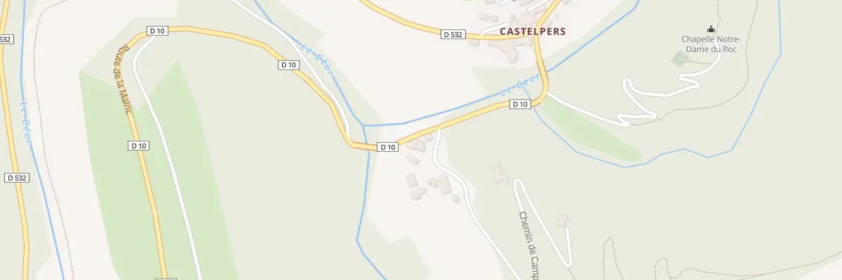 Plan du 5046A Castelpers à Saint-Just-sur-Viaur
